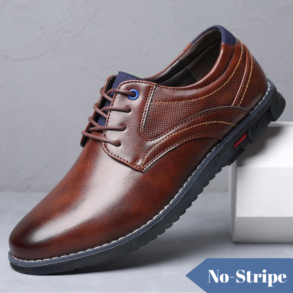Oxford Lisse No Stripe Orthopedic Dress Shoes GatsbyShoes