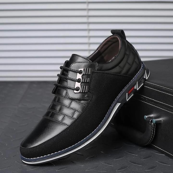 Leather Shoes Men's, Leather Derby Shoes
