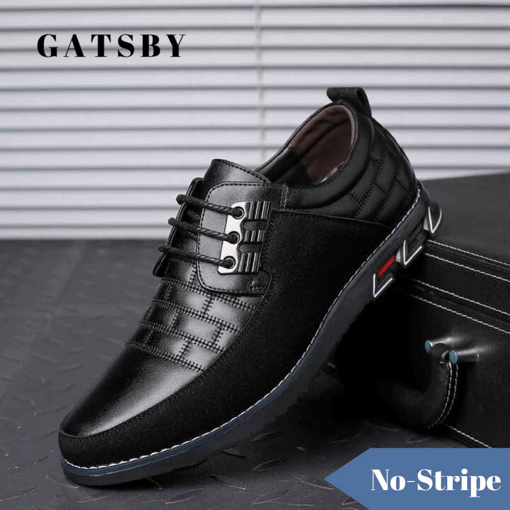 Oxford No Stripe Orthopadische Lederschuhe GatsbyShoes