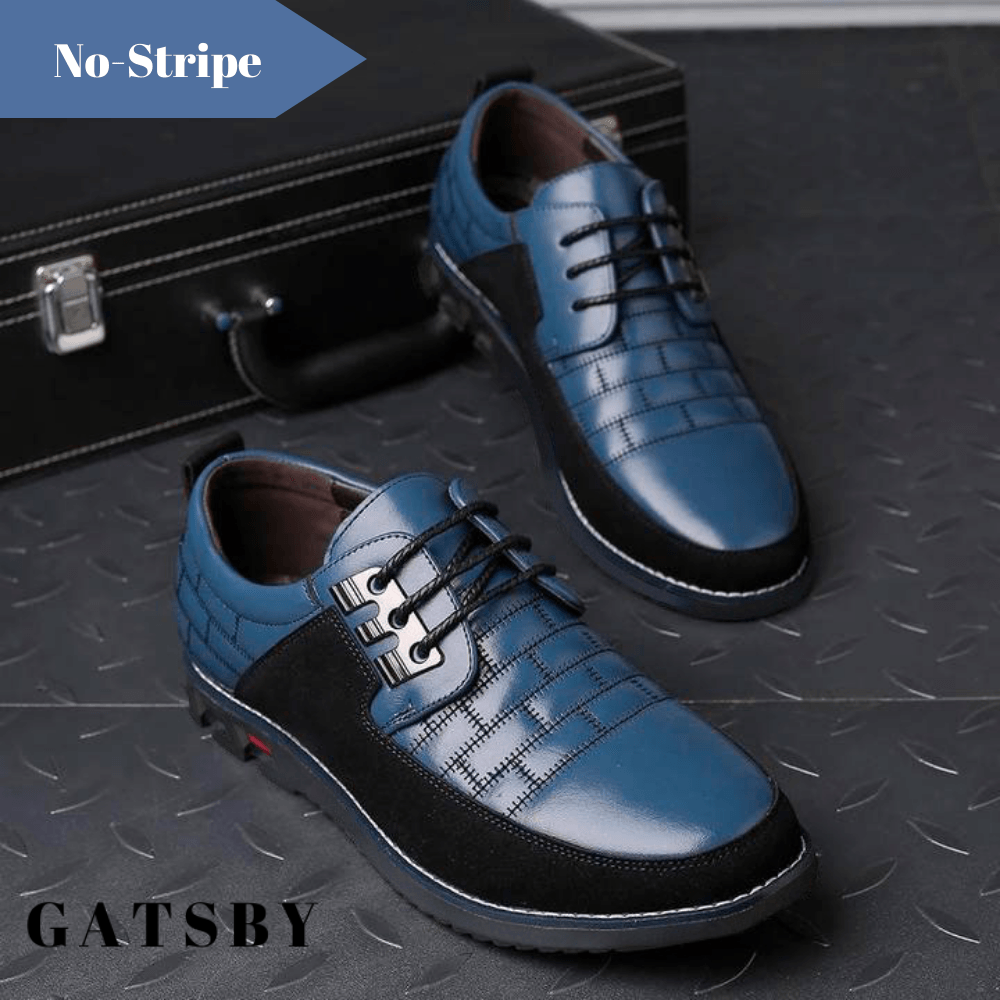 Oxford No-Stripe™ Orthopedic Leather Shoes