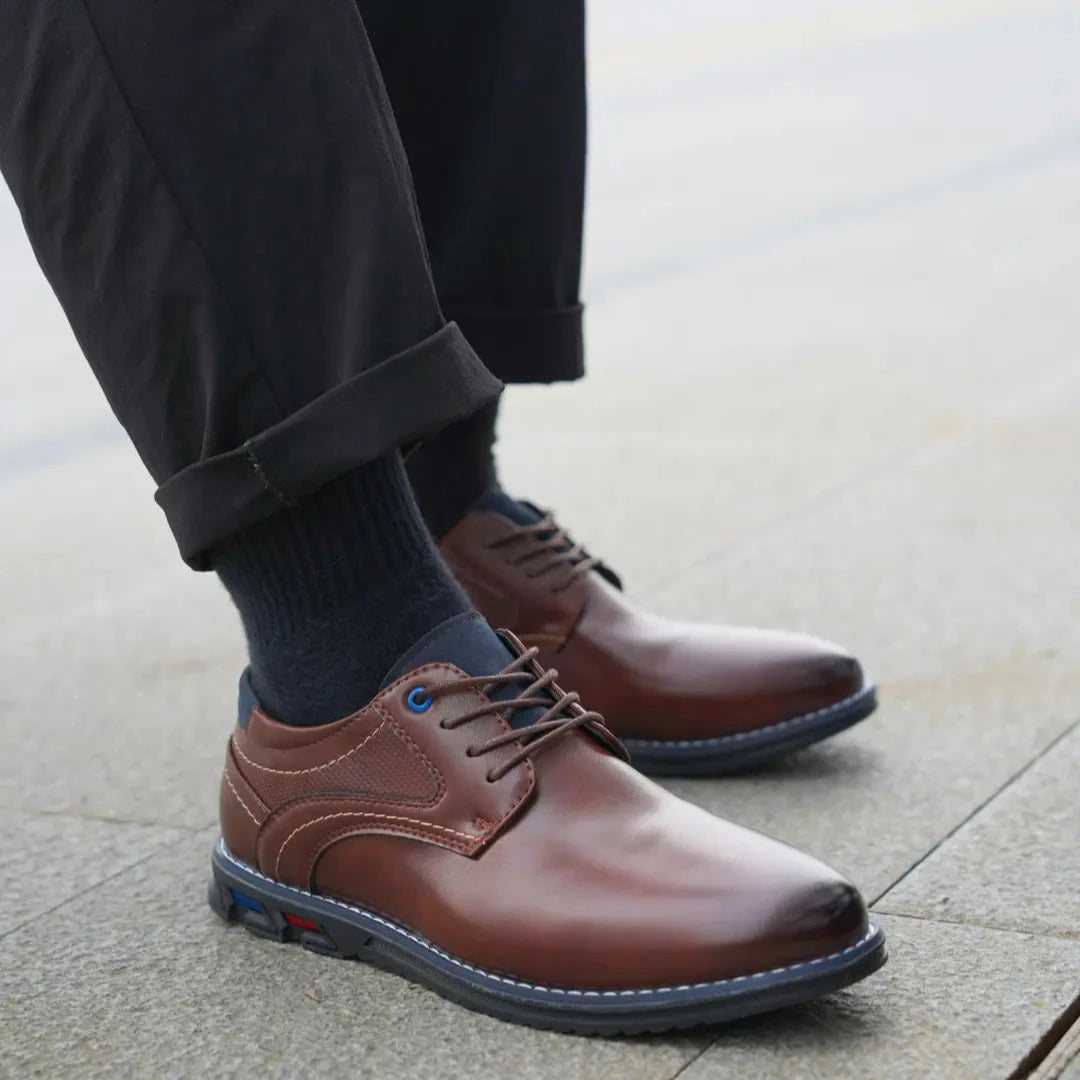 Gatsby Shoes Oxford Lisse No-Stripe All-Day Comfort Dress Shoe Black / 7 / Wide Gatsby Shoes Oxford Lisse No-Stripe All-Day Comfort Dress Shoe Black / 7 / Wide