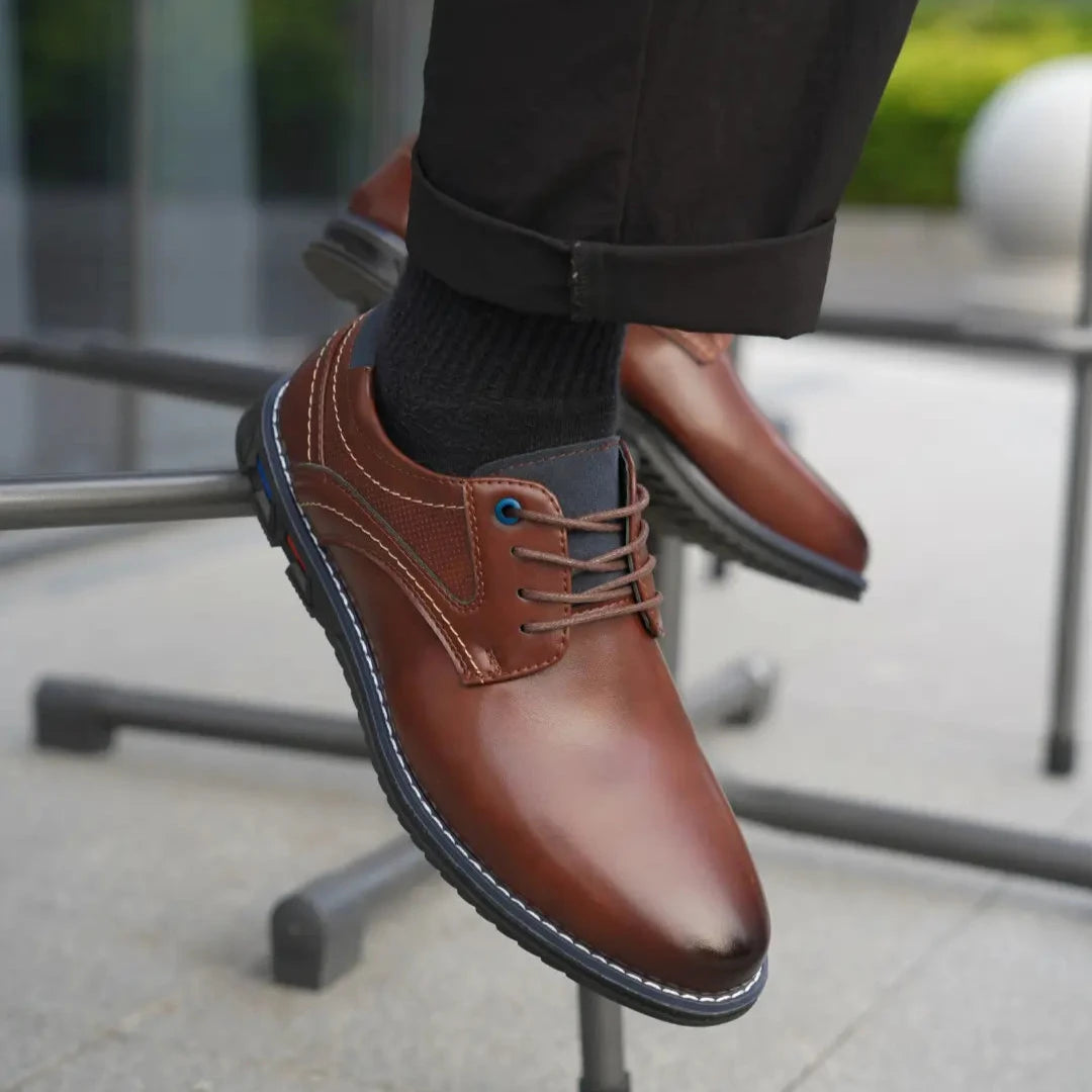 Oxford Lisse No-Stripe Dress Shoes | Sleek Comfort | GatsbyShoes Oxford Lisse No-Stripe Dress Shoes | Sleek Comfort | GatsbyShoes