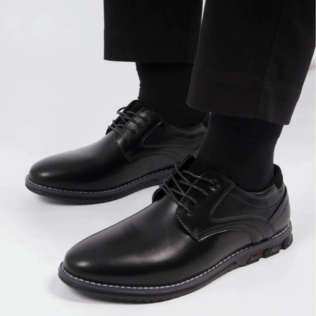 Oxford Lisse No-Stripe Orthopedic Dress Shoes