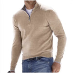 The Jay Cashmere Zip Up Sweater