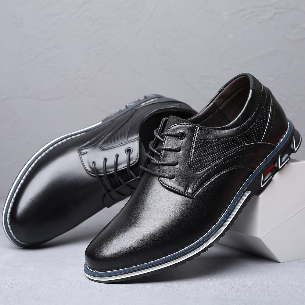 Amazon.com | MERIDOS Men's Dress Shoes Formal Business Classic Lace Up  Wingtip Oxford Shoes Black Patent | Oxfords