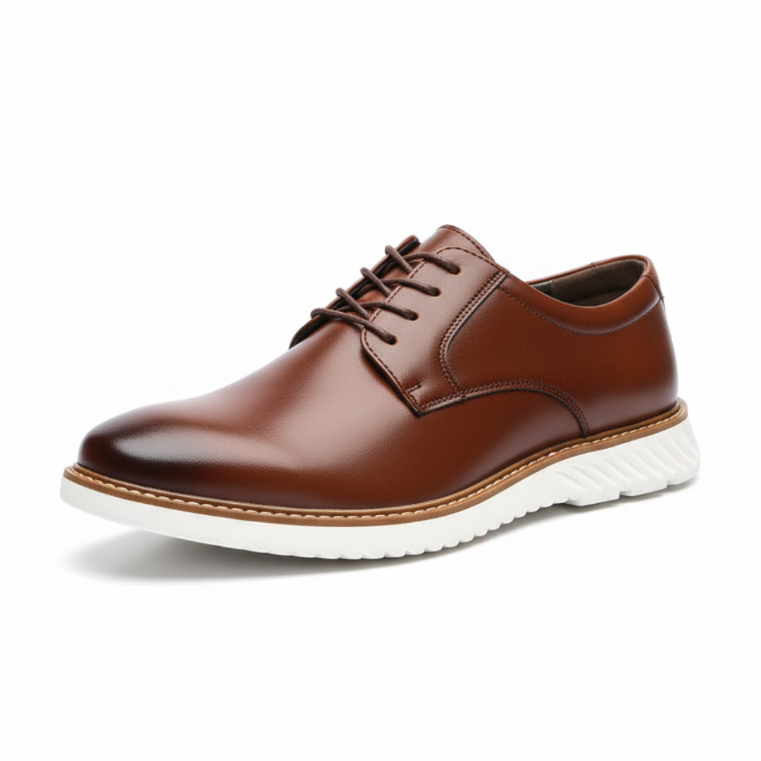 Grandeur Orthopedic Leather Dress-Casual Shoes