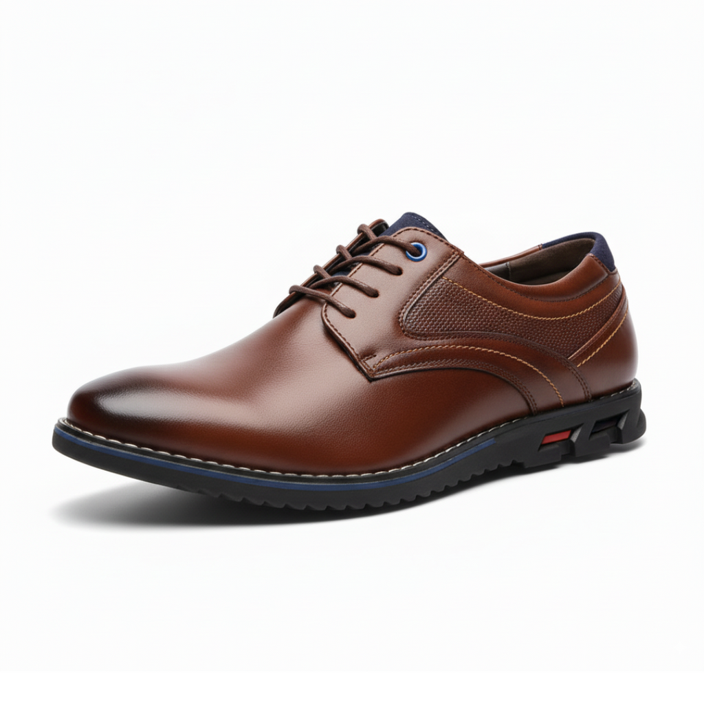 Oxford Lisse No-Stripe Orthopedic Dress Shoes