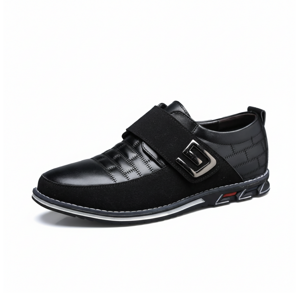 Oxford Velcro Orthopedic Leather Shoes