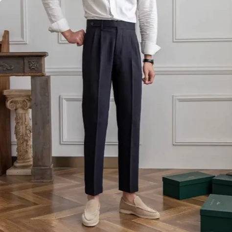 The Gatsby Slim Fit Cropped Suit Pants