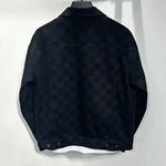 Gatsby Checkered Casual Denim Jacket