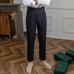 The Gatsby Slim Fit Cropped Suit Pants