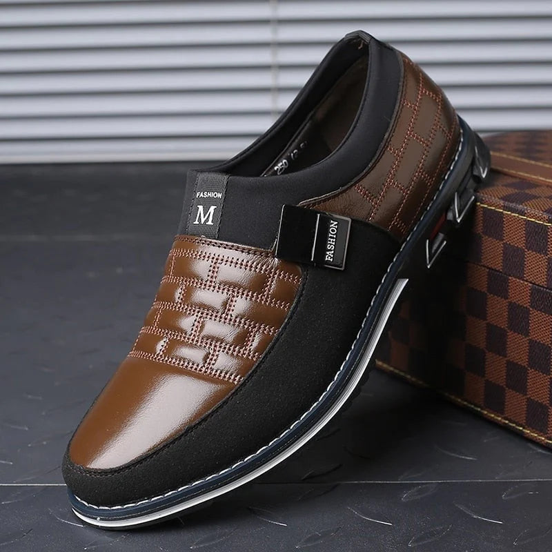 Slip-On Derby Shoes | Orthopedic Leather Comfort | GatsbyShoes Slip-On Derby Shoes | Orthopedic Leather Comfort | GatsbyShoes