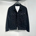 Gatsby Checkered Casual Denim Jacket