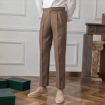 The Gatsby Slim Fit Cropped Suit Pants
