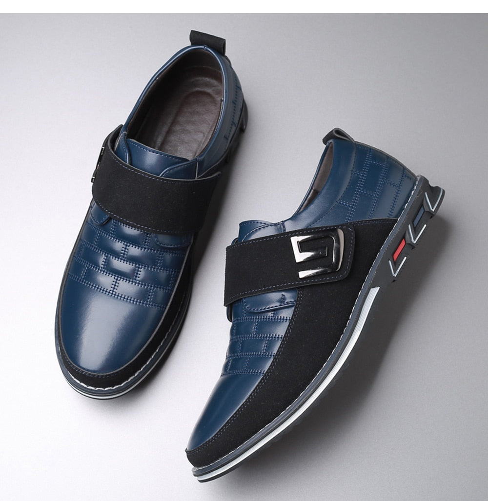 Gatsby Shoes Oxford Velcro All-Day Comfort Leather Shoe Brown / 8 Gatsby Shoes Oxford Velcro All-Day Comfort Leather Shoe Brown / 8