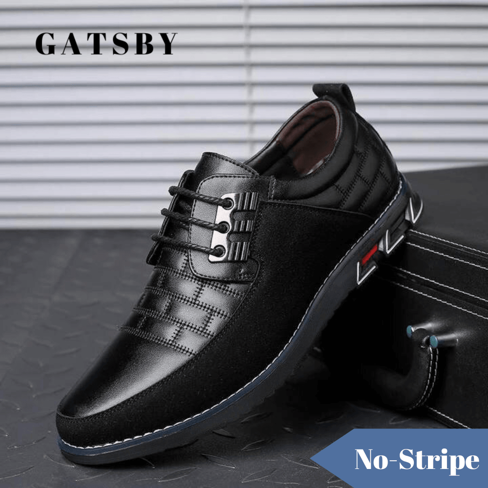 Oxford No-Stripe™ Orthopedic Leather Shoes